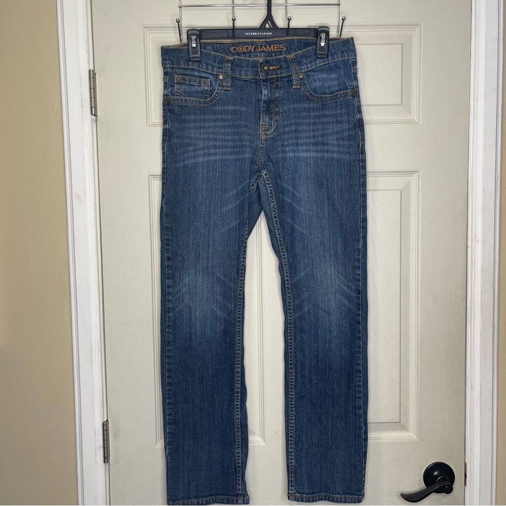 Cody James Men's Night Hawk Wash Jackson Slim Straight Stretch Denim Jeans 30/30